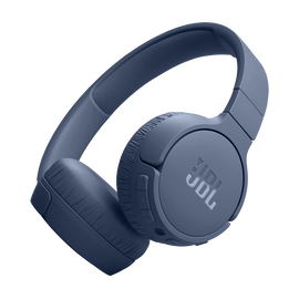 JBL Tune 670NC - Blue - Adaptive Noise Cancelling Wireless On-Ear Headphones - Hero